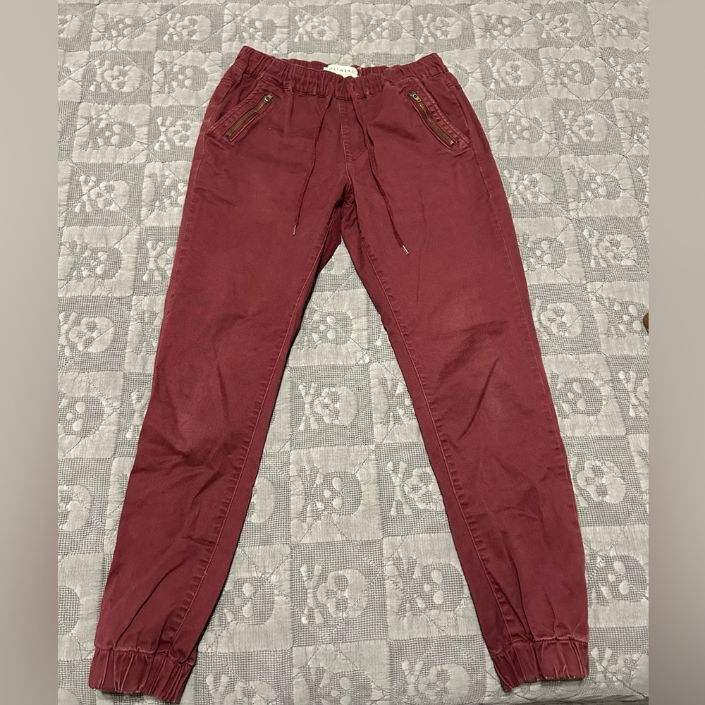 Bullhead Denim zipper joggers